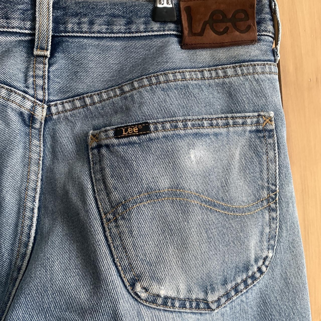 Men’s Vintage Lee Light Blue Jeans, 100% Cotton,... - Depop