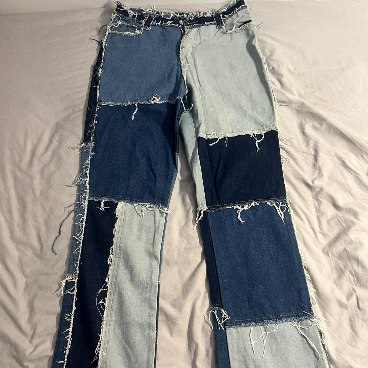 jaded london デニム　w28 jadedlondon ☆海外限定☆JADED LONDON WASHED BUSTED COLOSSUS JEANS 青/黒