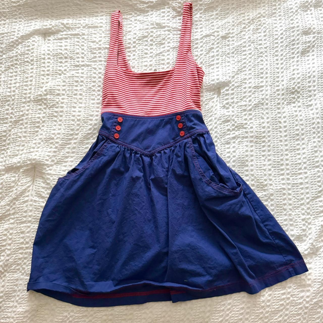Vintage patriotic pinup baby doll dress 🇺🇸 Fits so... - Depop