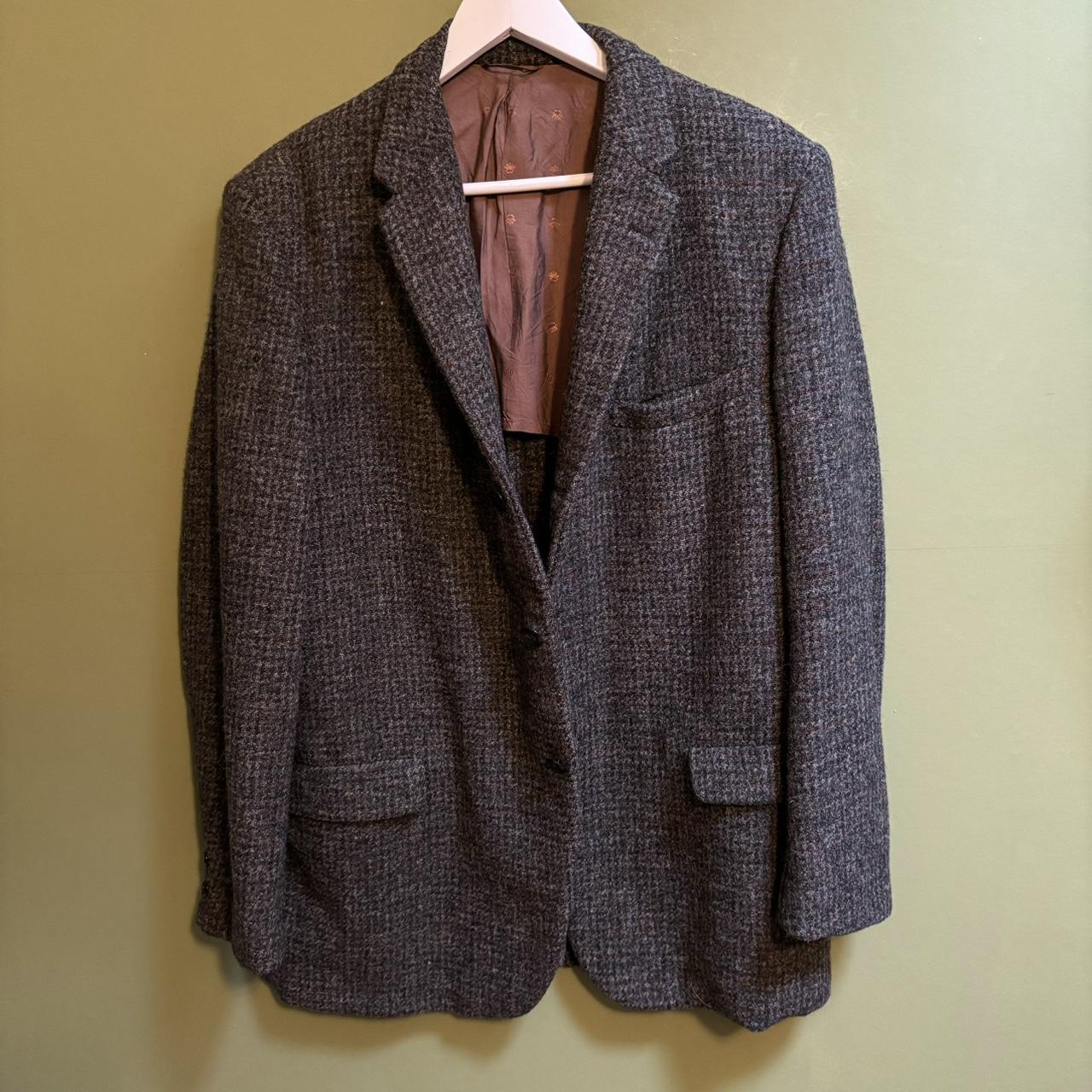 Vintage Sears 1960s Harris Tweed Jacket Early Harris... - Depop