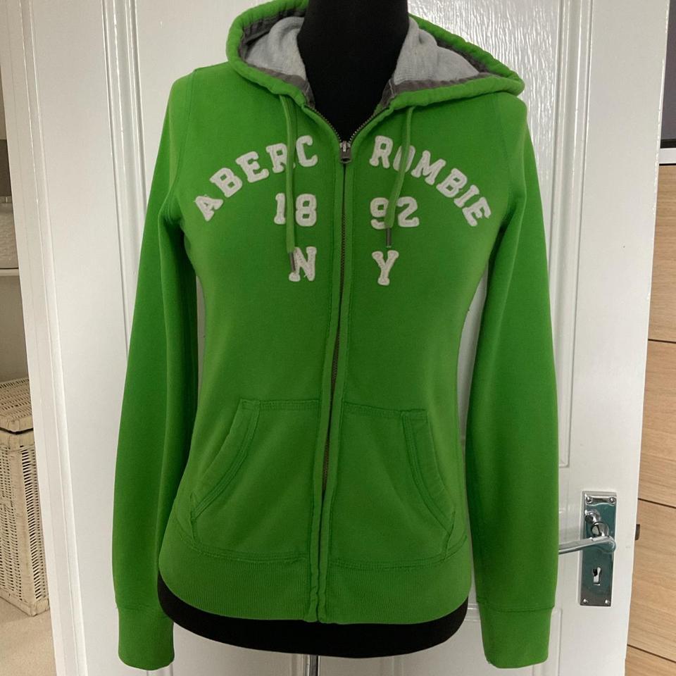 Abercrombie green outlet hoodie