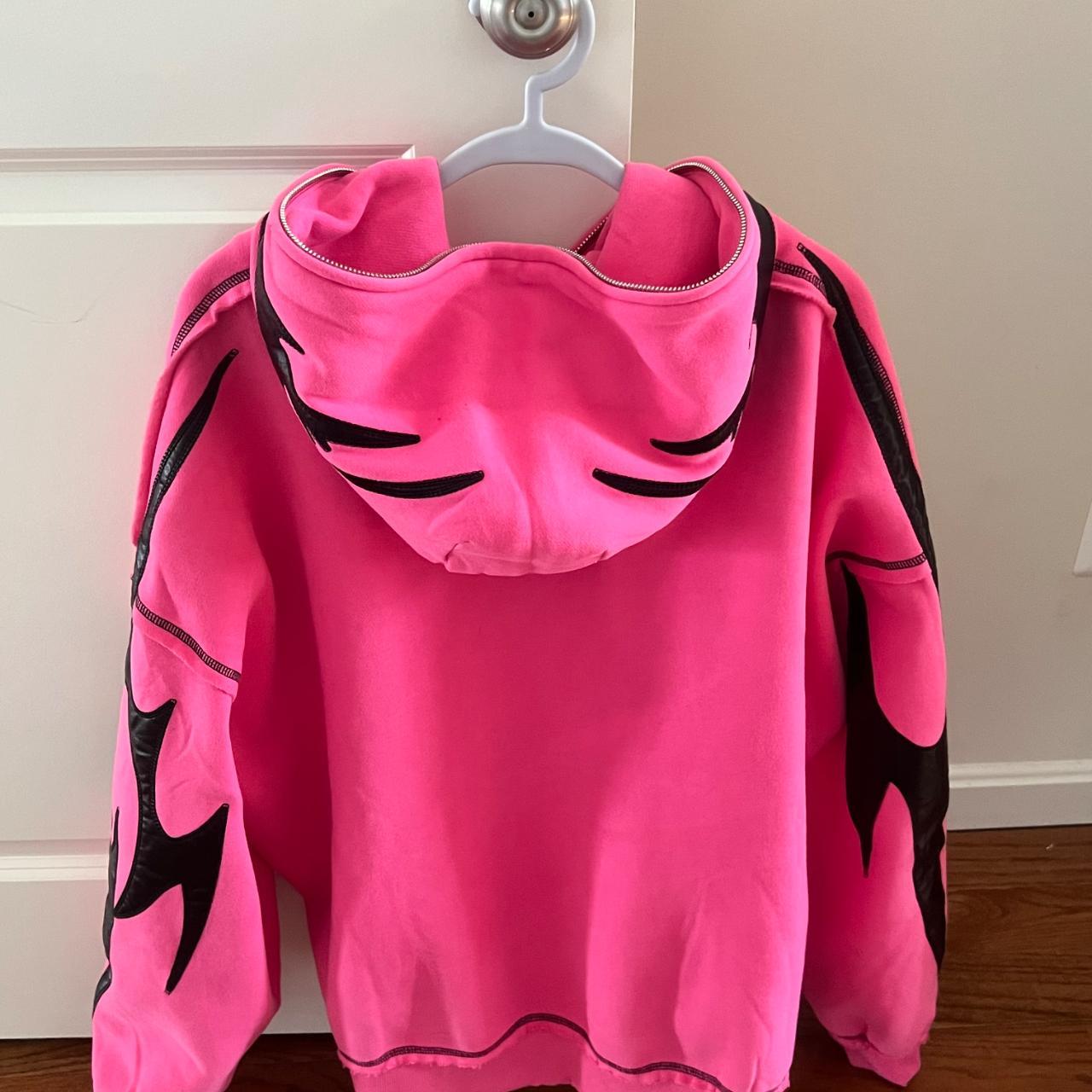 🖤🩷FLAME ZIP HOODIE PINK POISON🩷🖤 • Sold out on | Depop