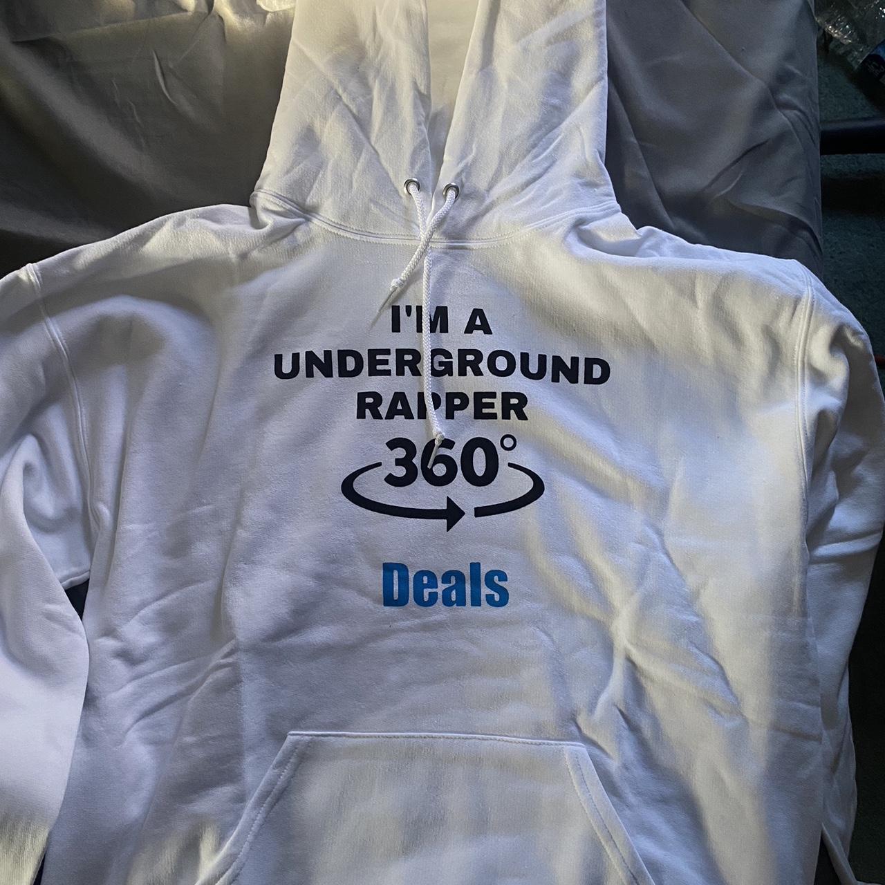 GrimyKids Underground rapper hoodie Size M Brand... - Depop