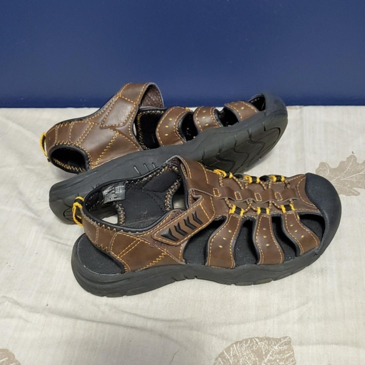 faded glory brown sandals