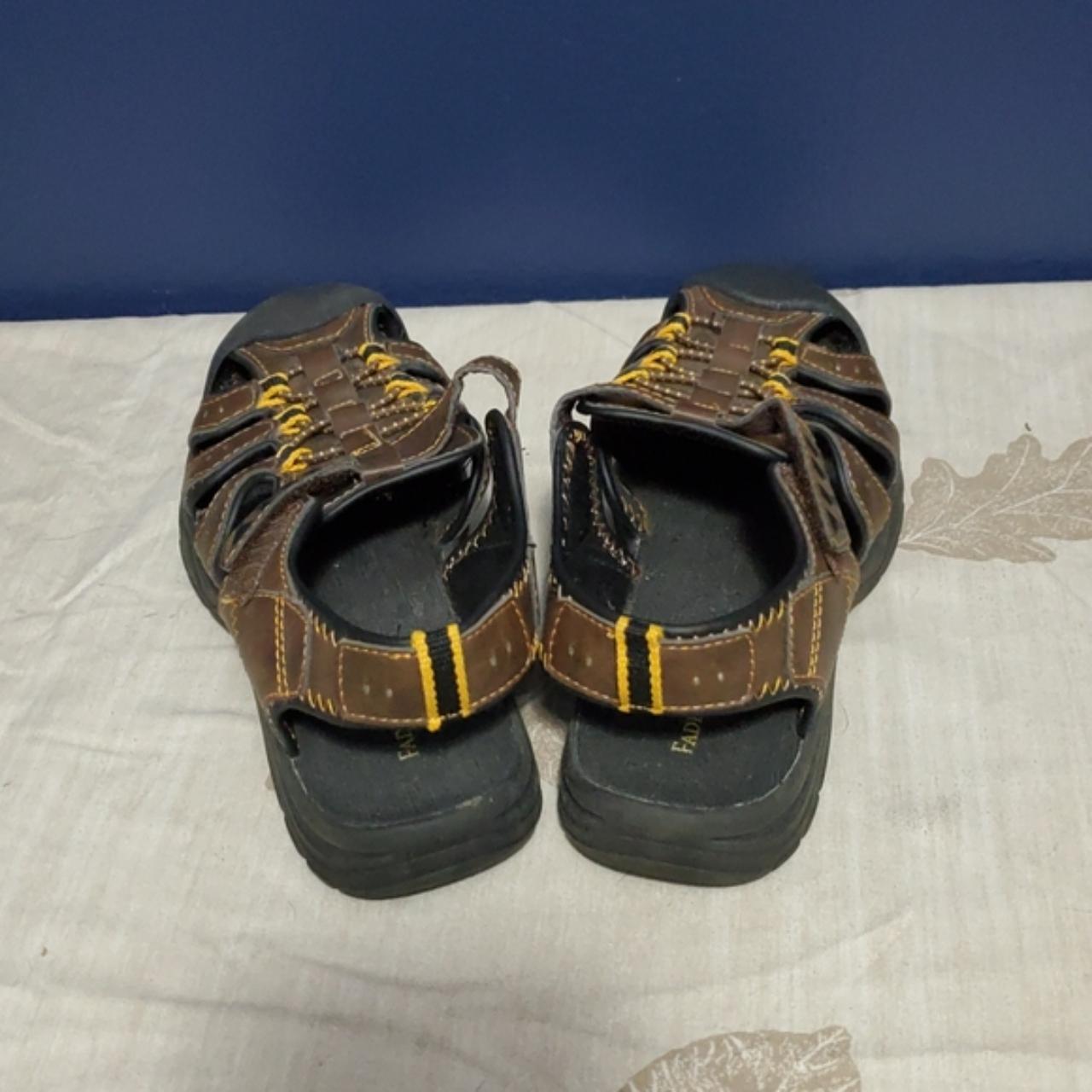 faded glory brown sandals