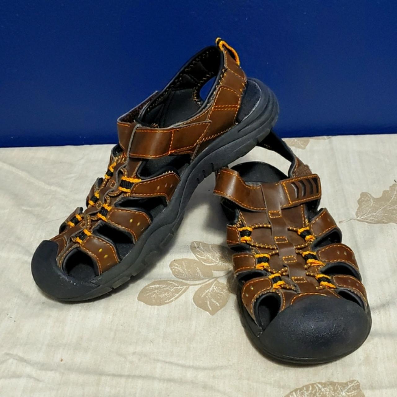 faded glory brown sandals