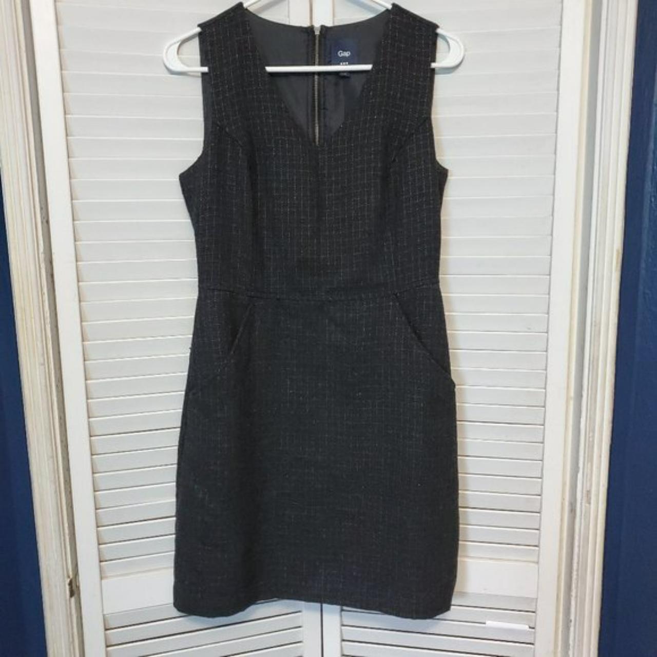 Gap Women's Black Dress | Depop