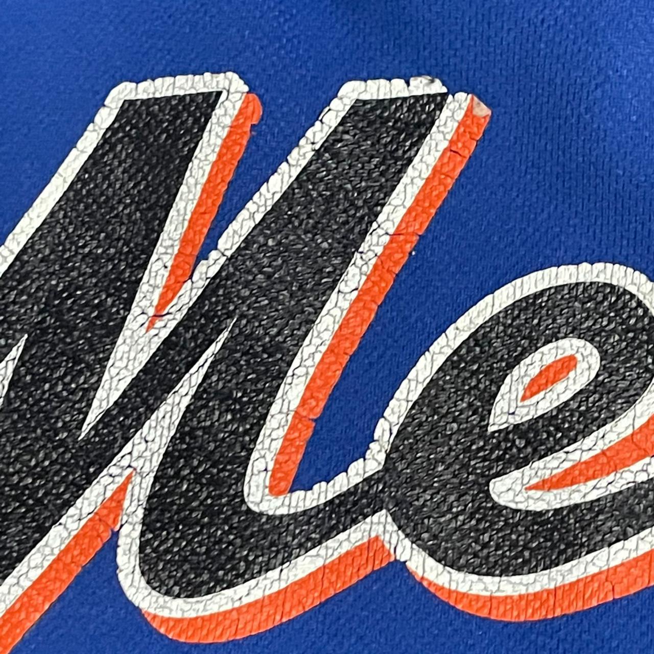 Nike MLB New York Mets Youth Jersey Size Medium Blue - Depop