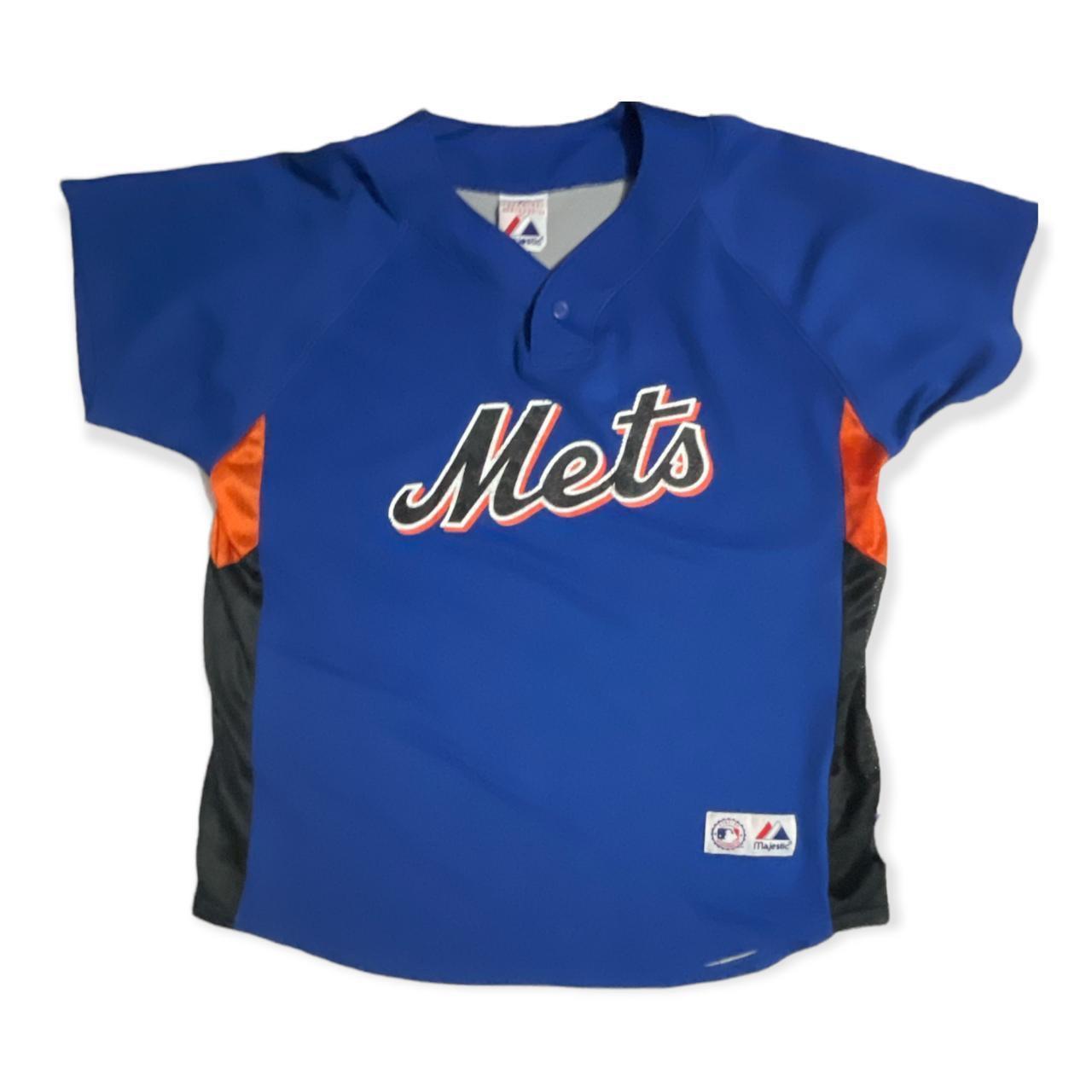 Majestic, Shirts, New York Mets Orange Jersey
