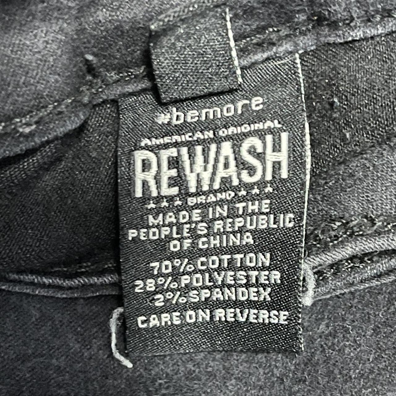 Rewash Brand Juniors Skinny Jeans Size 5 / 27 Black... - Depop
