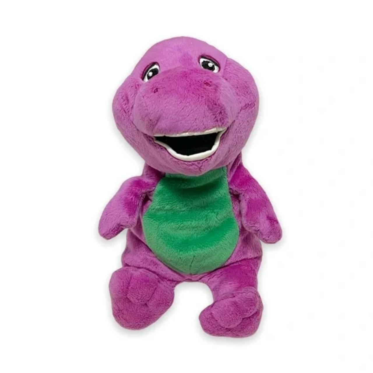 Barney Beanie Plush 2014 Purple Dinosaur TV Show... - Depop