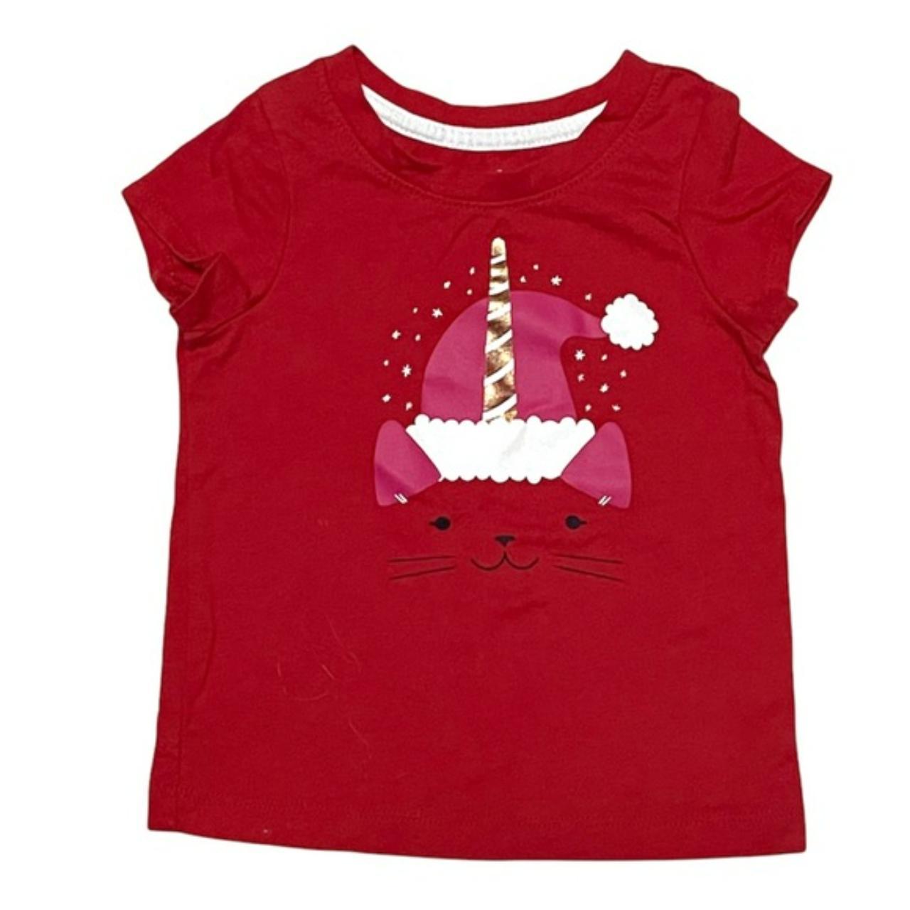 Cat and Jack Baby Tee Size 18M Little Girl Short... Depop