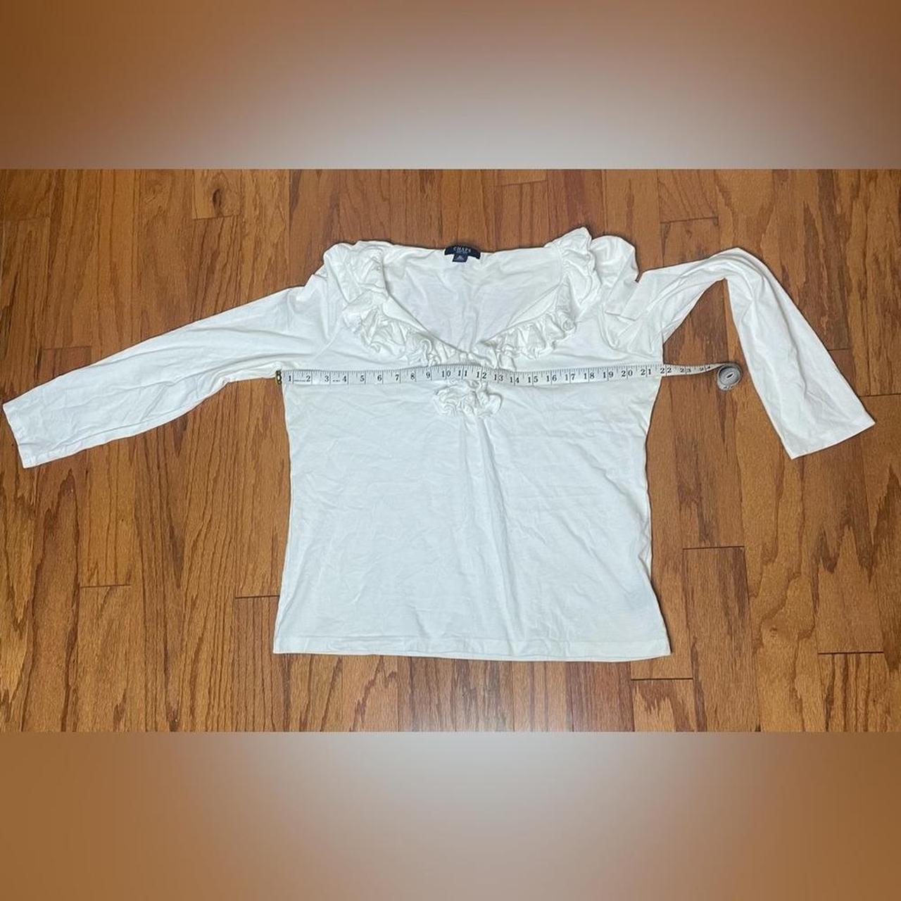 Chaps Women's Shirt - White - XL – Chaps-White Ru… - image 4