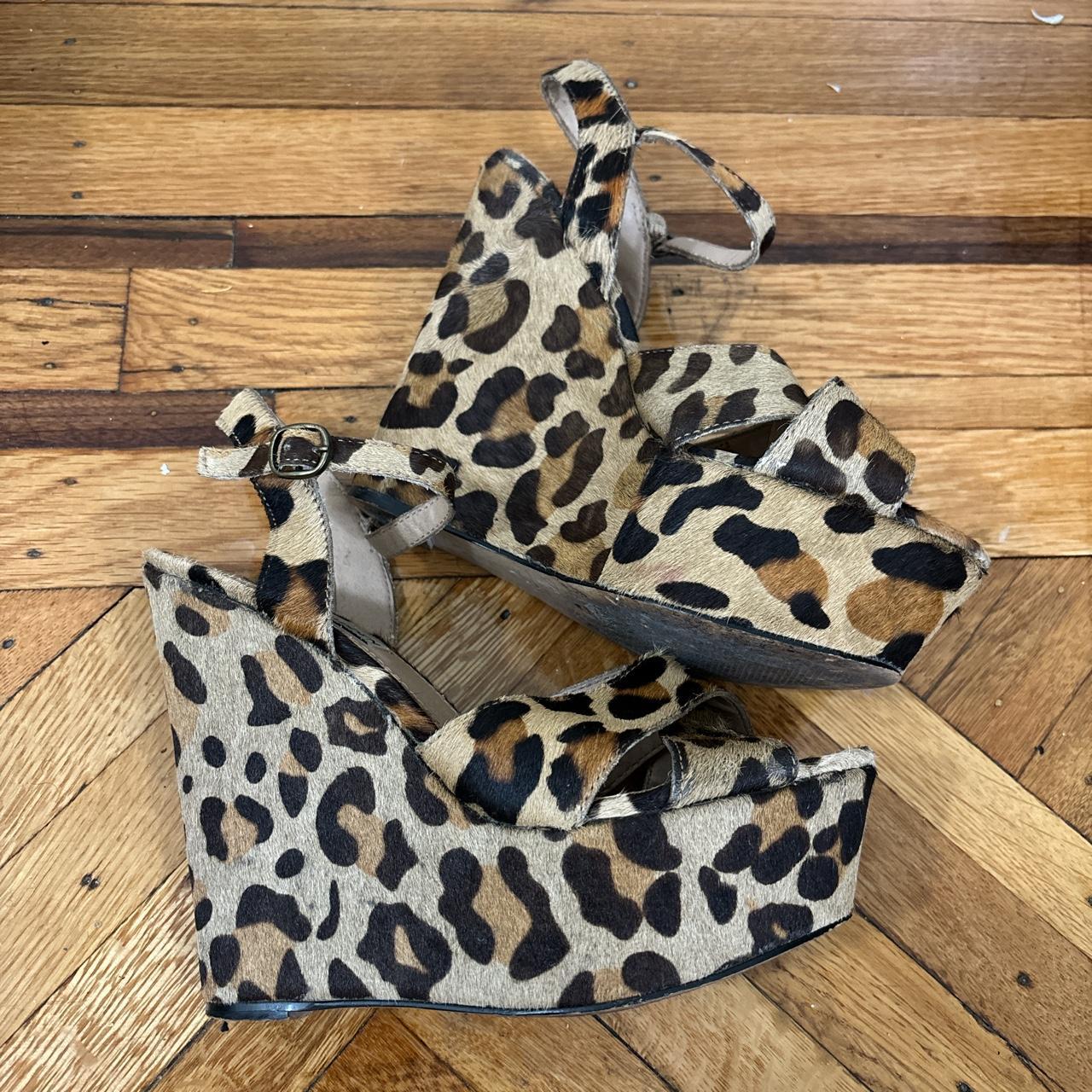 Steve madden deals cheetah wedges