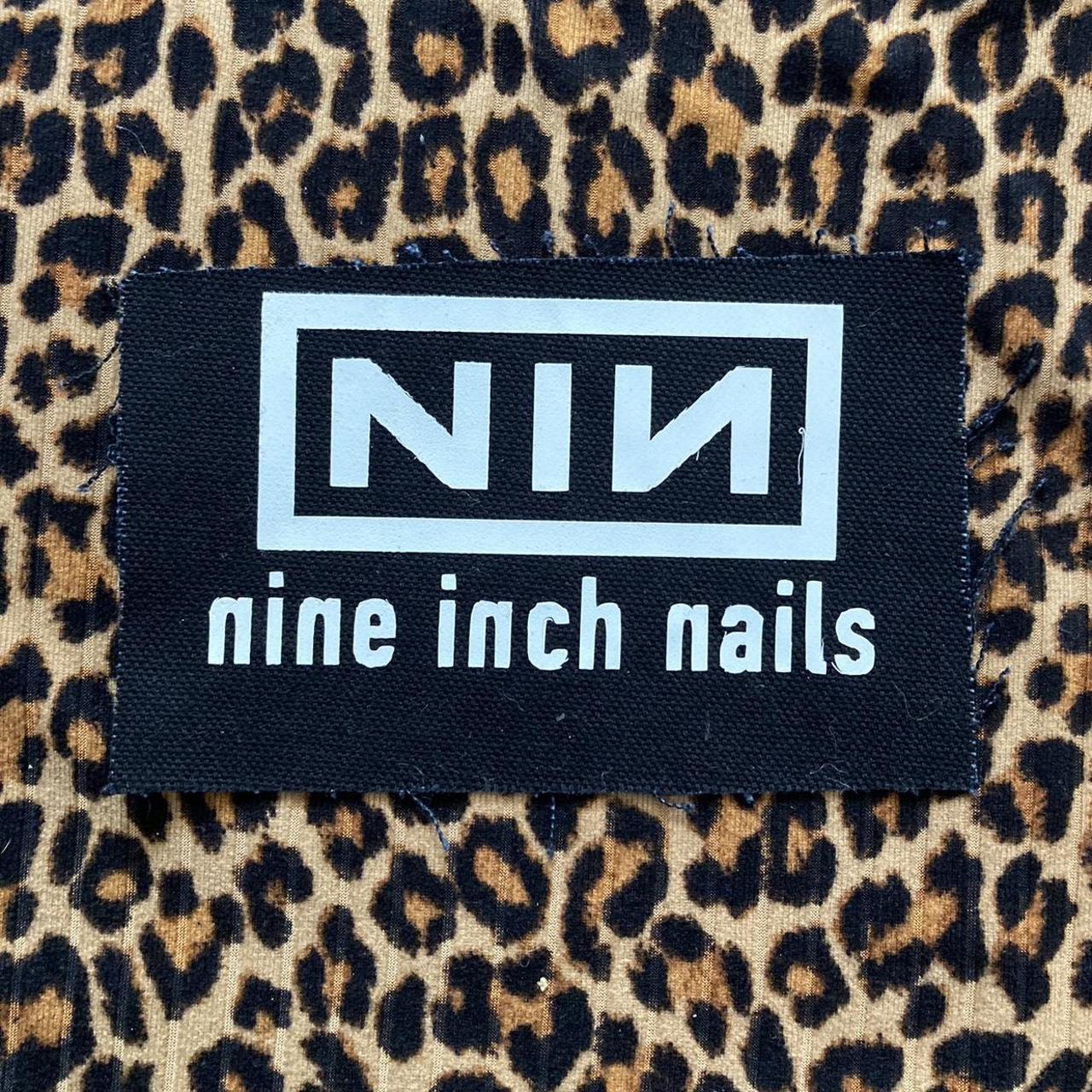 🦇 nine inch nails 4x3 sew on patch -2$ shipping... - Depop