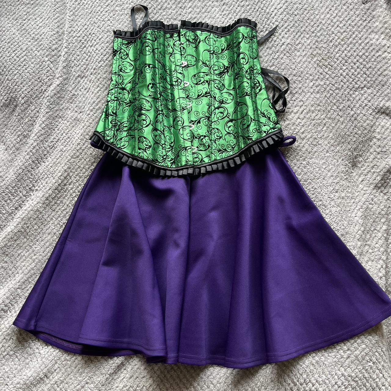 Female the joker costume Halloween fancy dress Size... - Depop