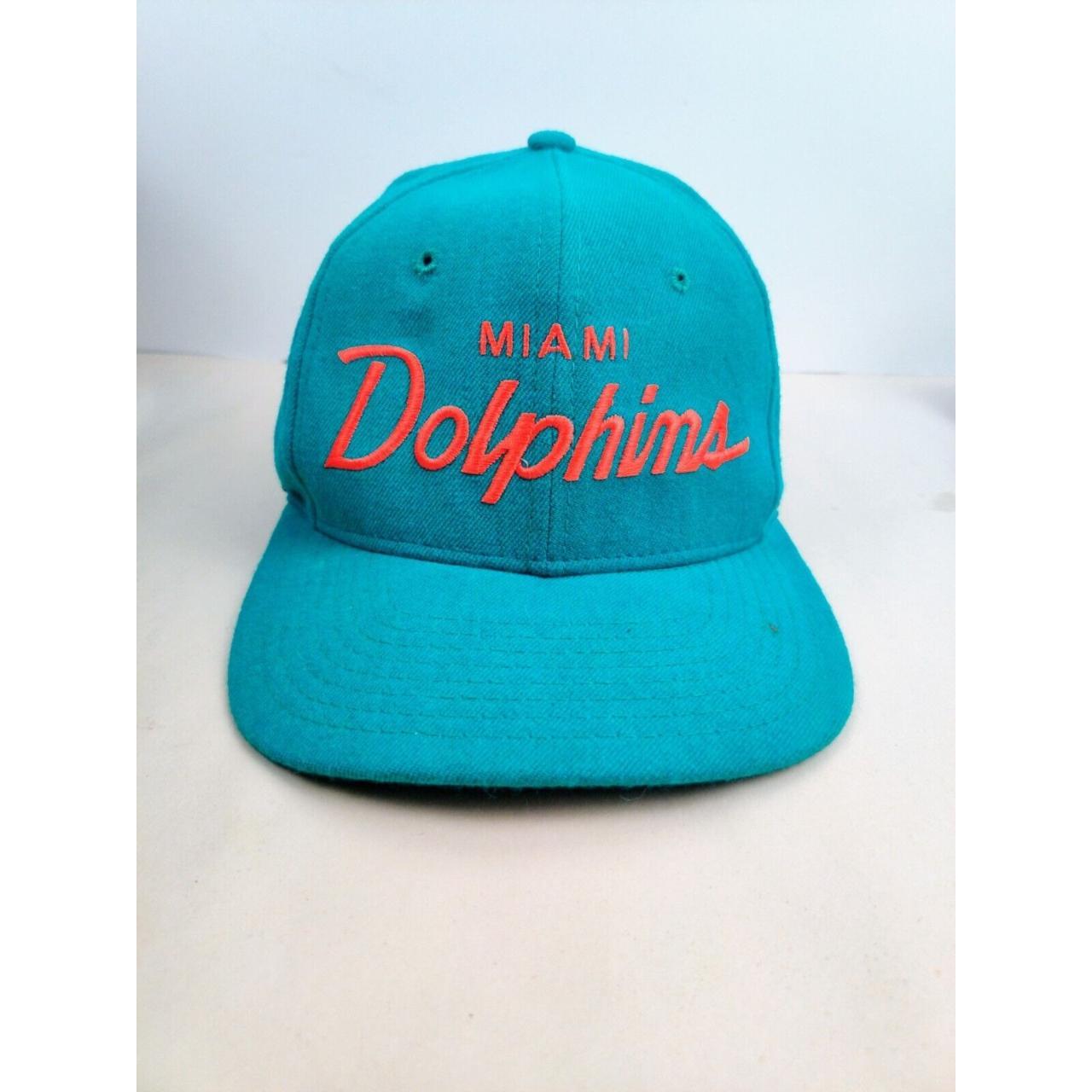 Vintage Miami Dolphins Apex One Snapback Hat Cap - Depop