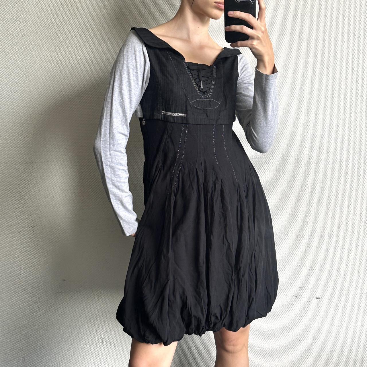 Marithé + Francois Girbaud long sleeve dress with | Depop Marithé + Francois Girbaud long sleeve dress with | Depop