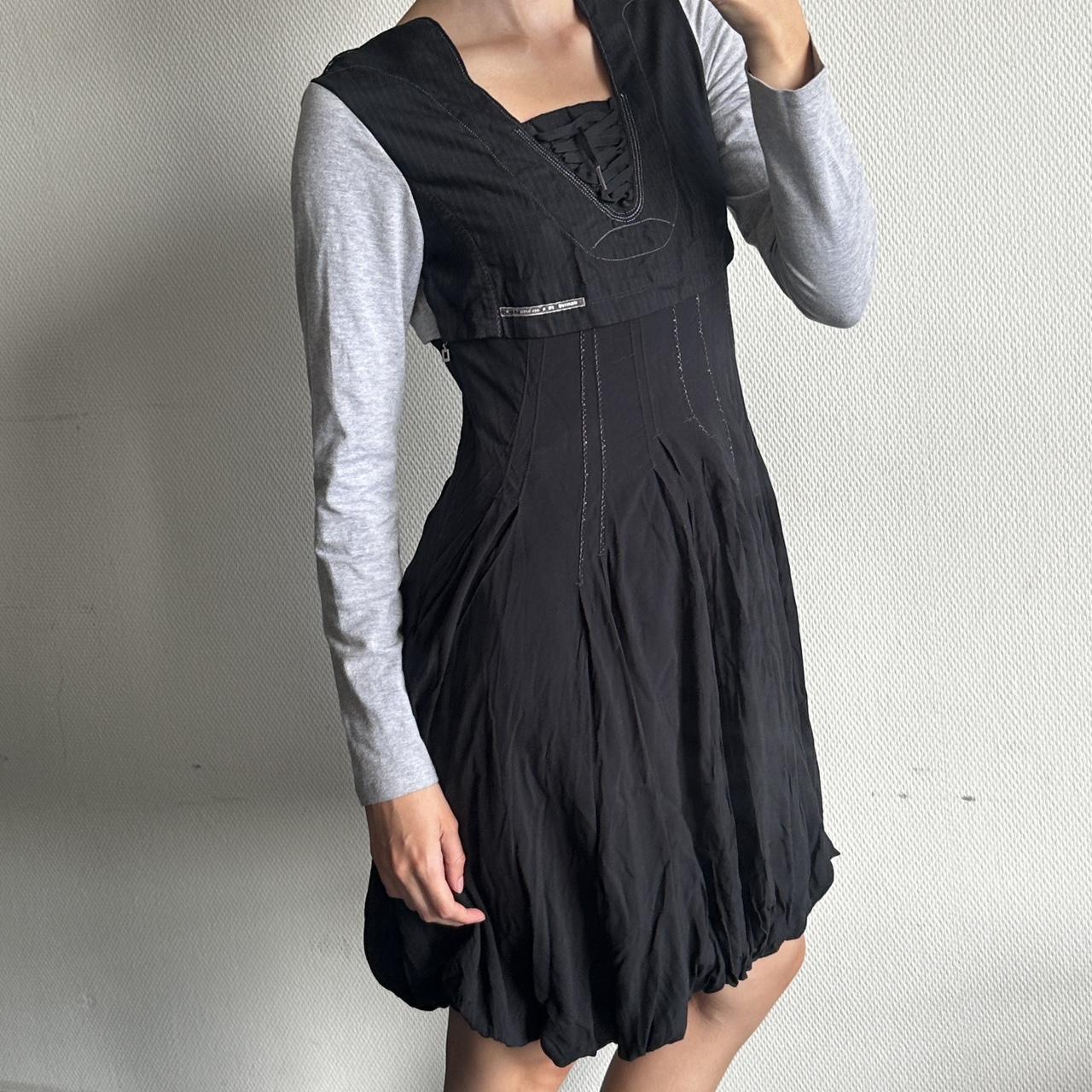 ● MARITHE FRANCOIS GIRBAUD ● W PUFF SLEEVE DRESS Marithé + Francois Girbaud long sleeve dress with | Depop