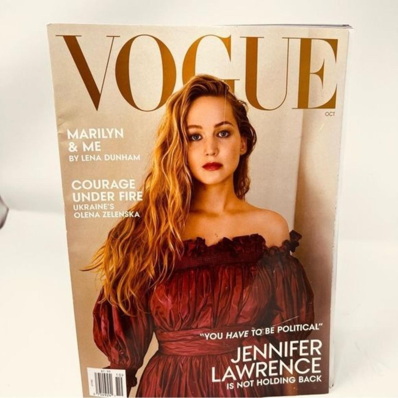 Vogue Oct 2022- Jennifer Lawrence - Depop