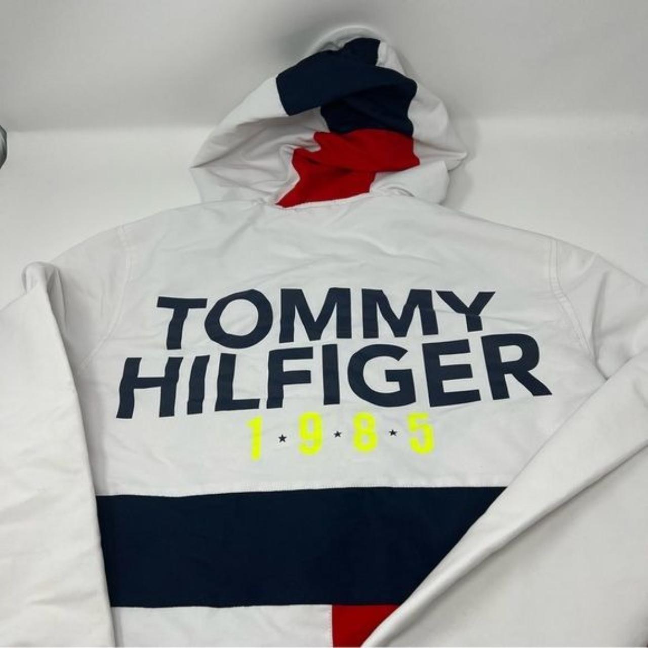 1985 Tommy Hilfiger Kids Wind Breaker Jacket. L Size... - Depop