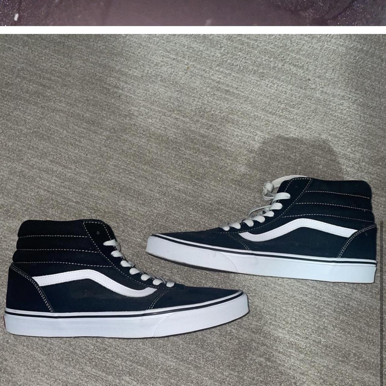 Classic Vans Hightops (black) Never worn Size 11.5... - Depop