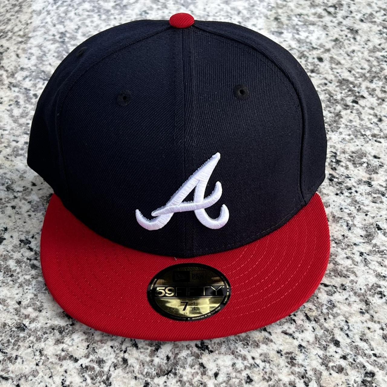 Atlanta Braves Basic 59FIFTY Red New Era Fitted Hat