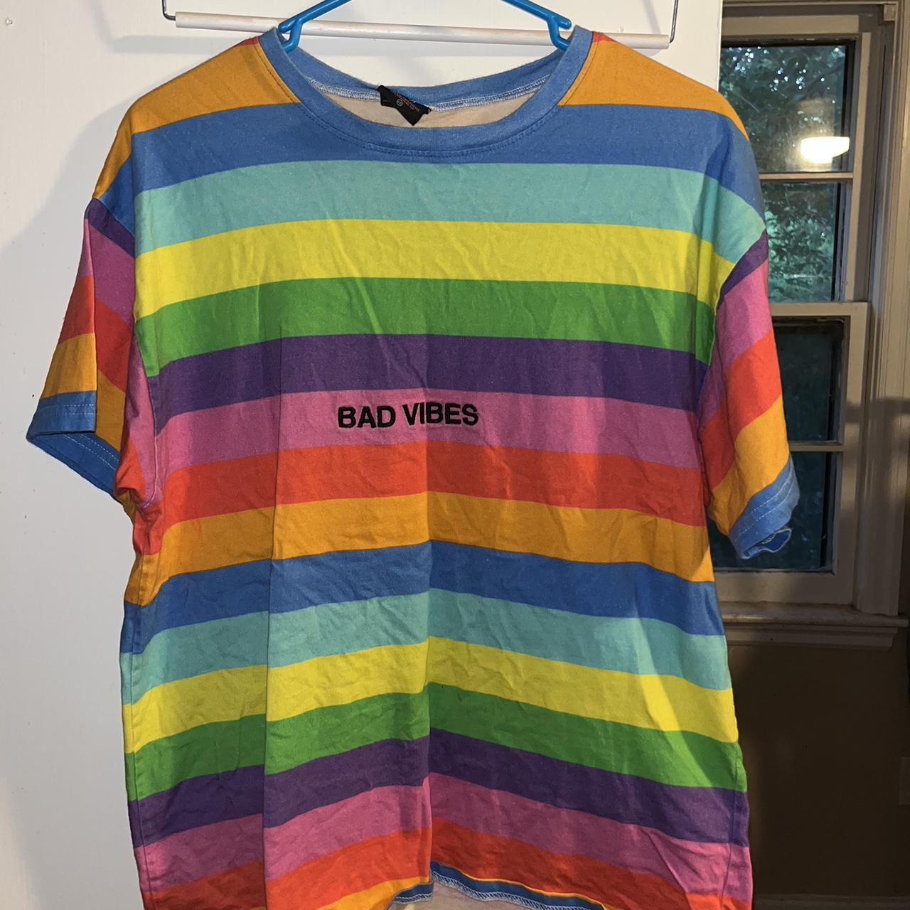 Authentic Xxxtentacion Bad Vibes Forever Rainbow Depop 