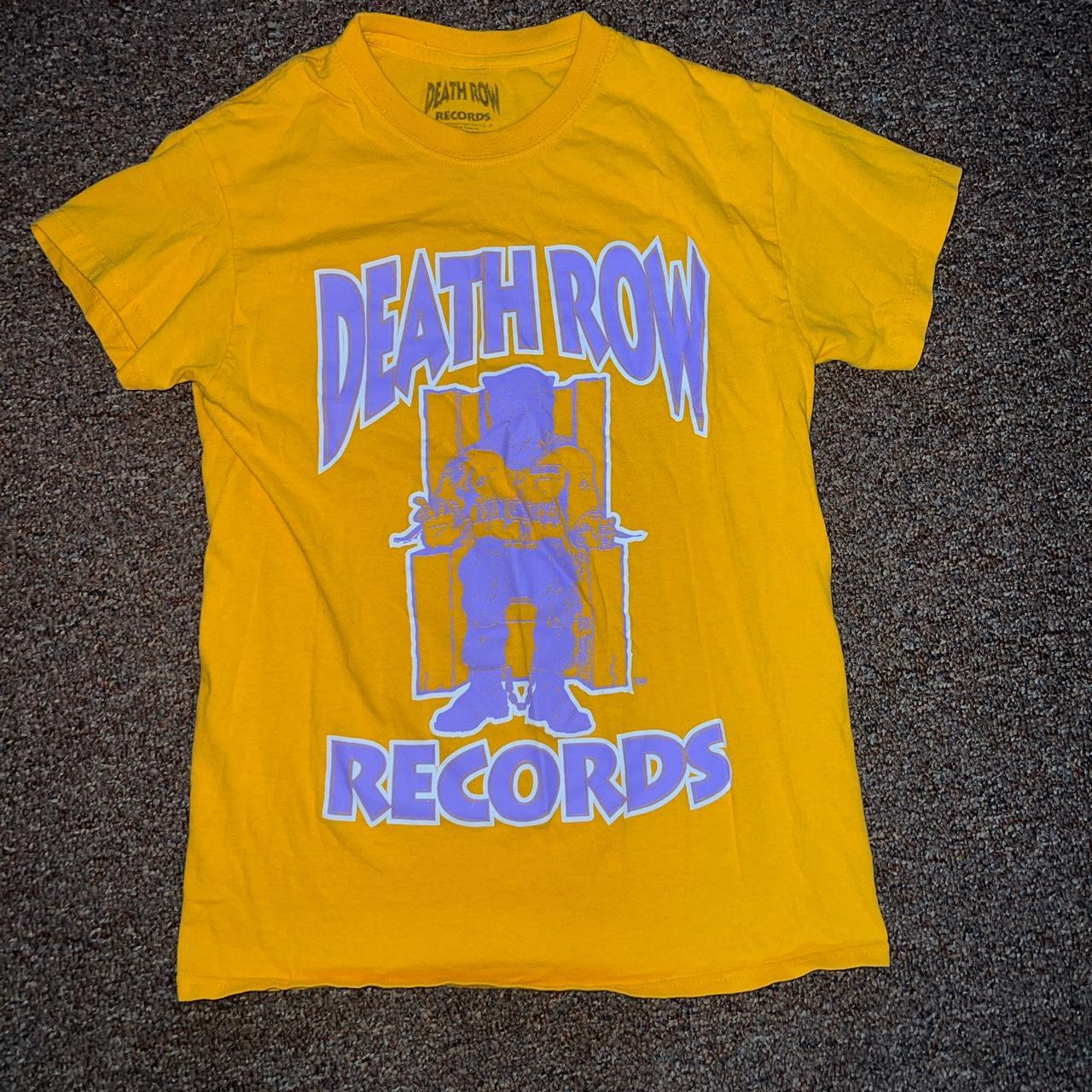 Death Row Records Color Block Sweatshirt Yellow/Purple / M