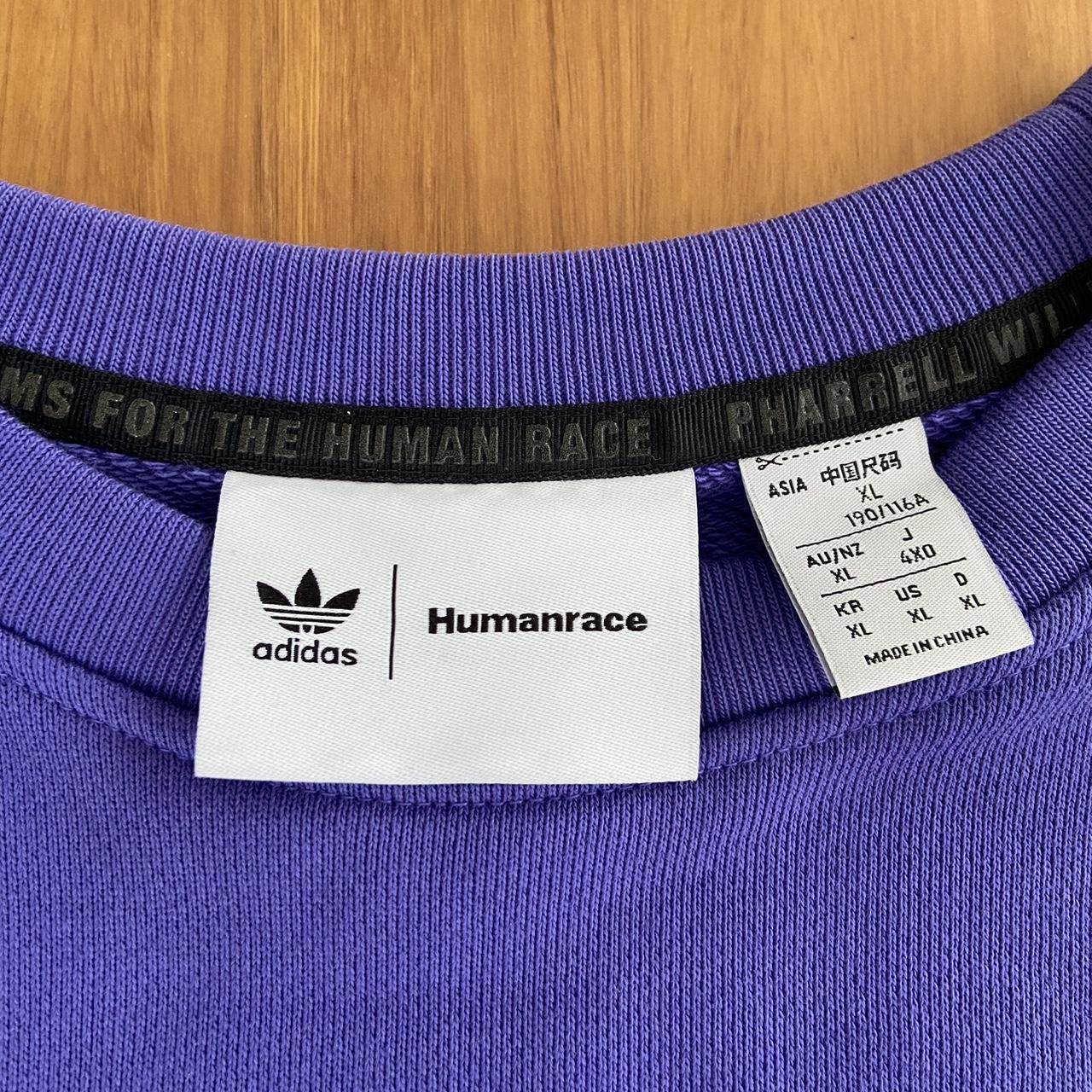 Sweatshirt Adidas Human Race Mens Purple Moletom Adidas Human Race - Main Image