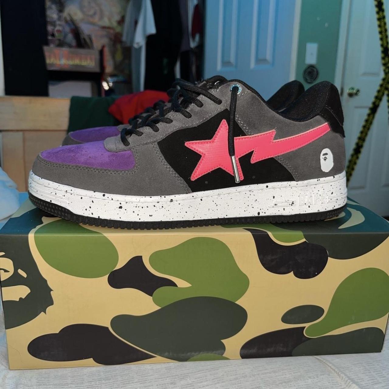 Pink Bape Design - Custom Nike Air Force 1 Trainers