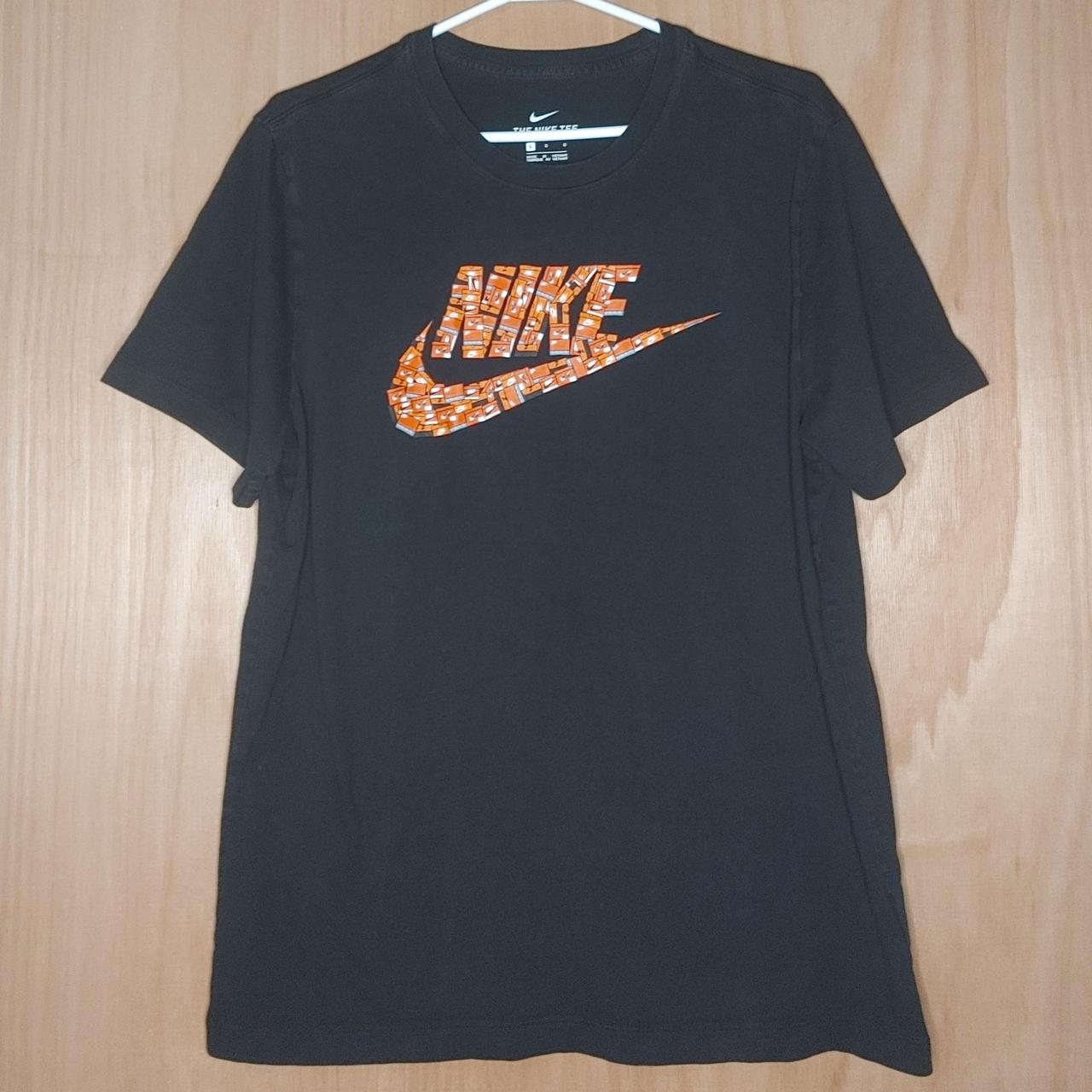 Nike shoebox logo t shirt best sale