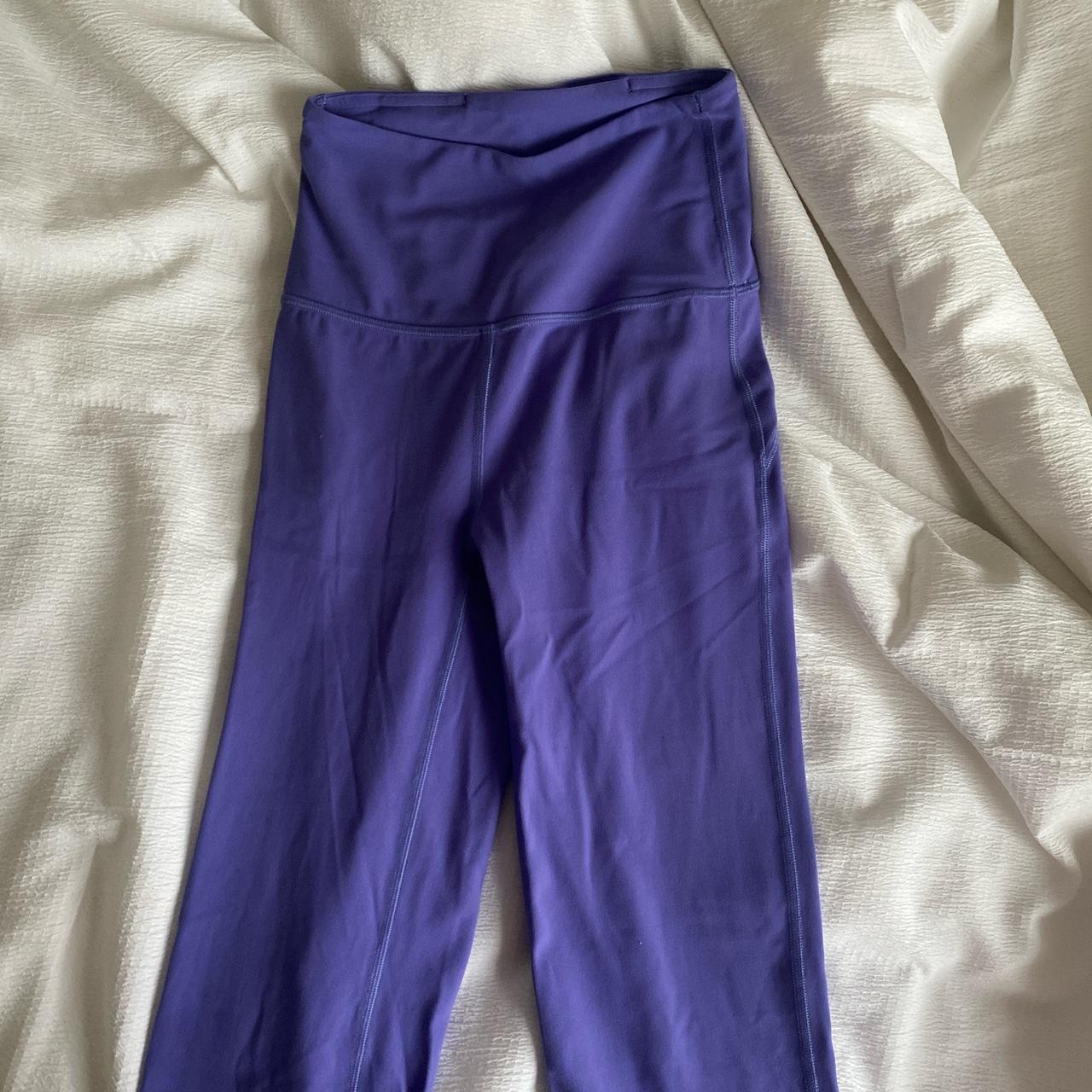 Lululemon size 2 purple flare leggings. , I’m not