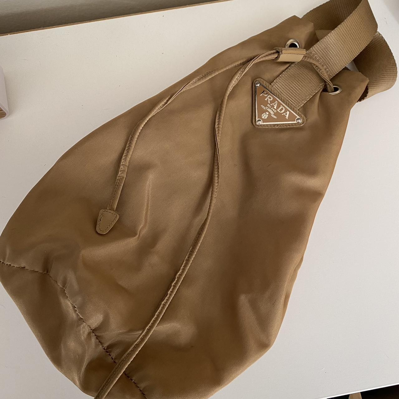 Vintage Prada Messenger bag. Bought in Italy. Made - Depop