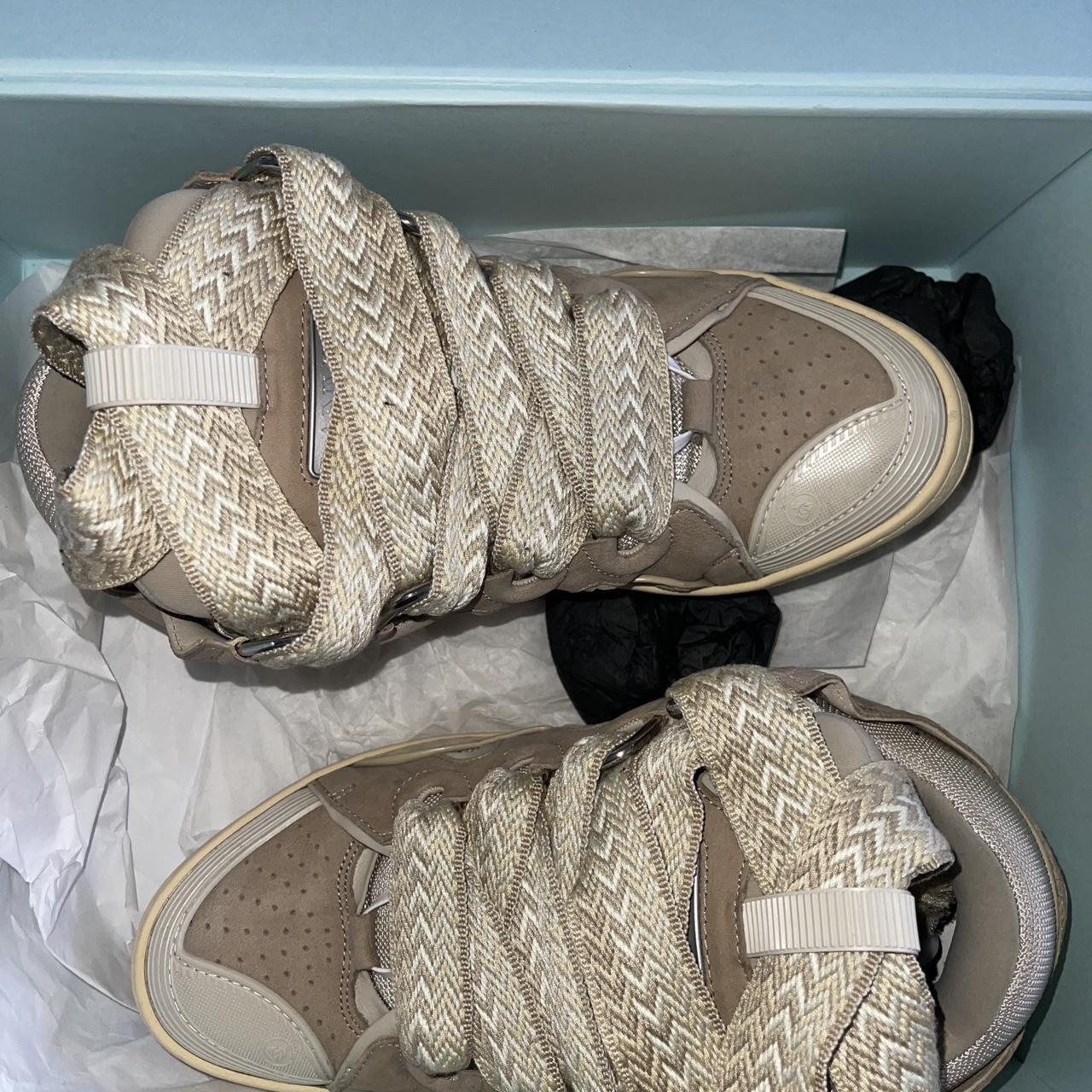LANVIN スニーカー ベージュ　23cm ランバン コレクション LANVIN COLLECTION 【大きいサイズ