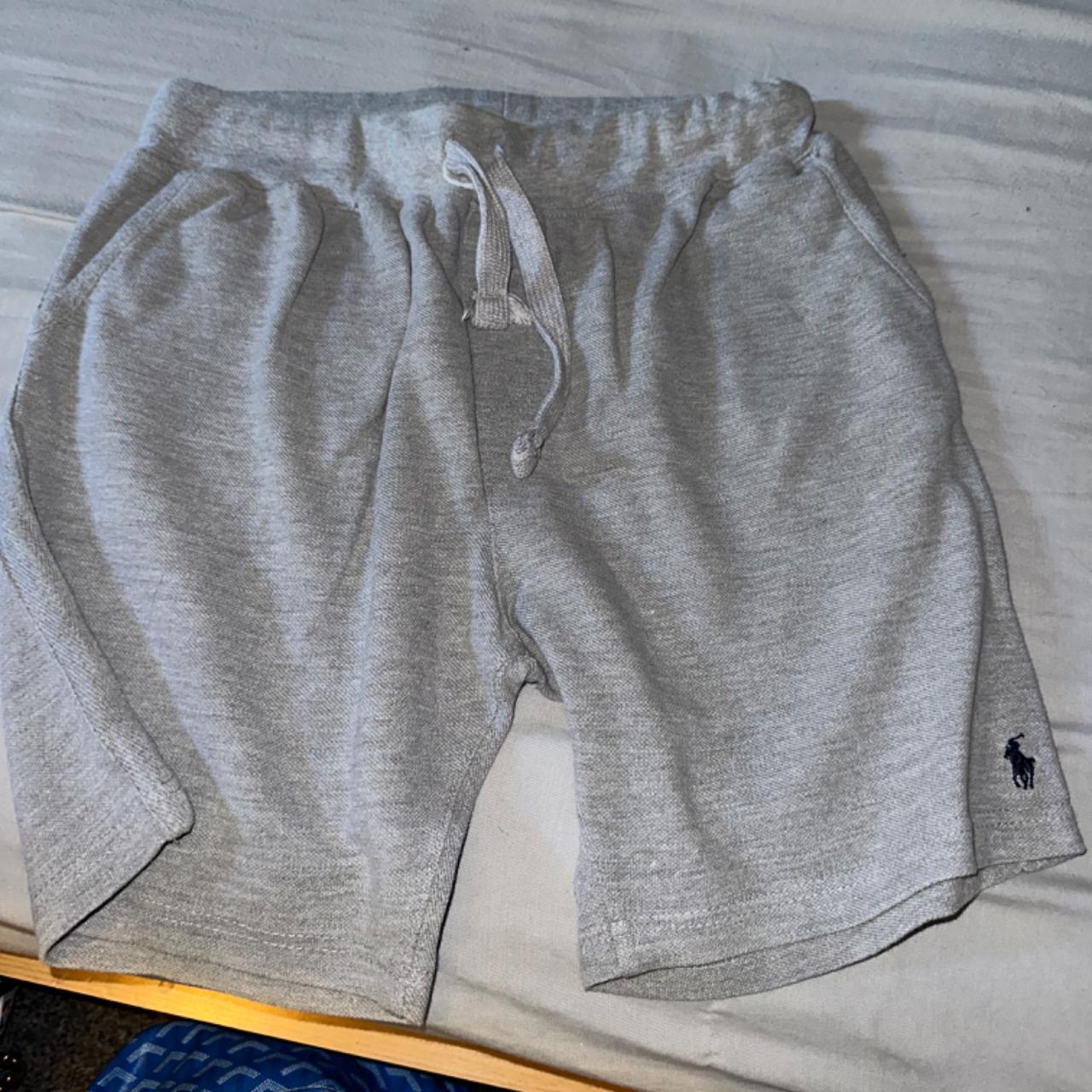 Grey Ralph Lauren shorts mint condition open to... - Depop