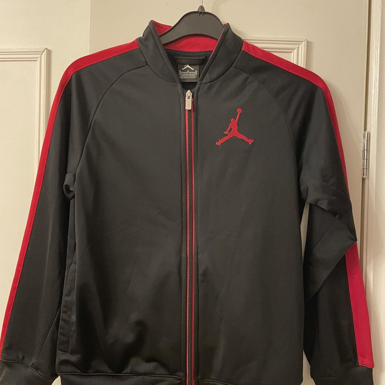 Nike Air Jordan zip up top, age 10-12 year.... - Depop