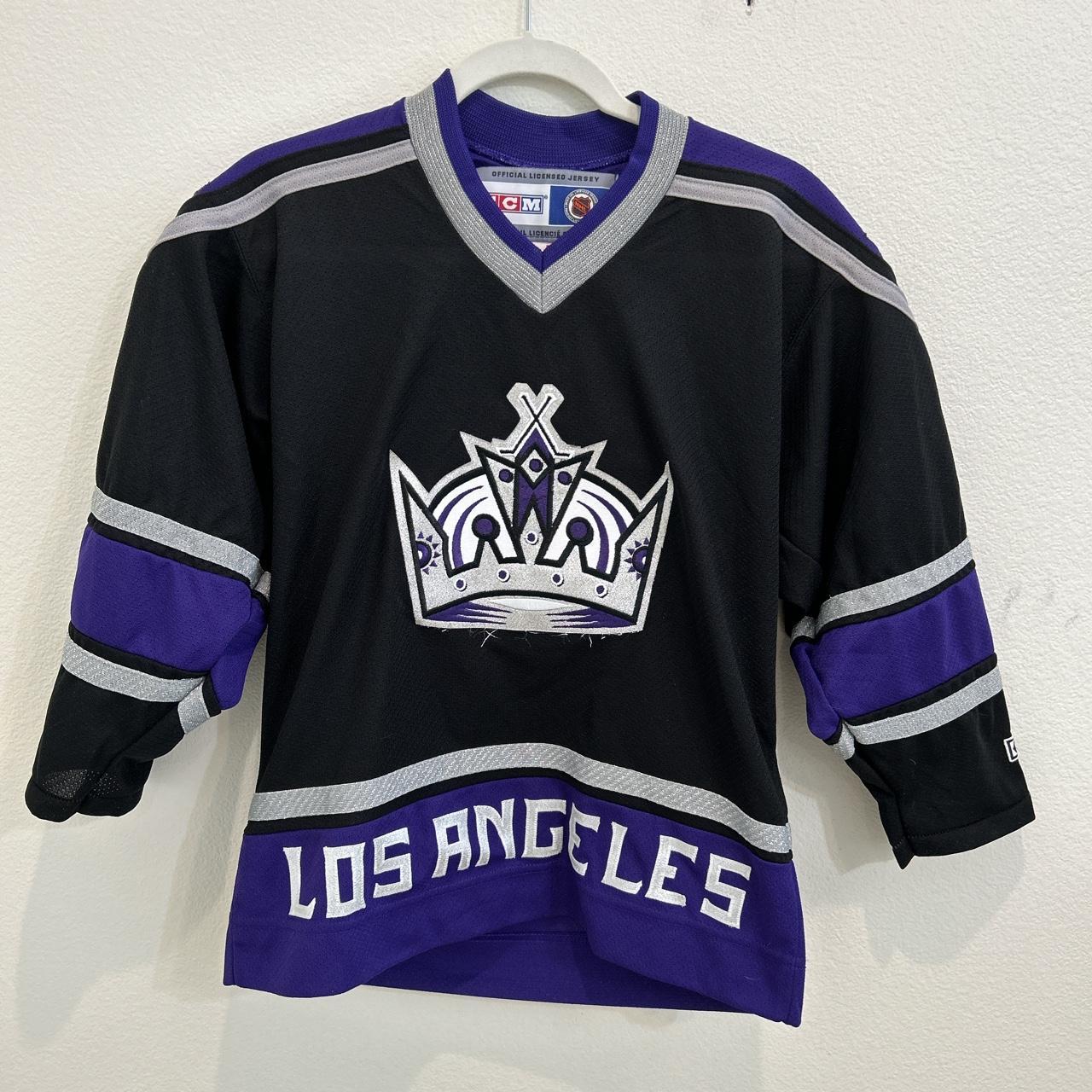 Tops, Purple La Kings Hockey Jersey