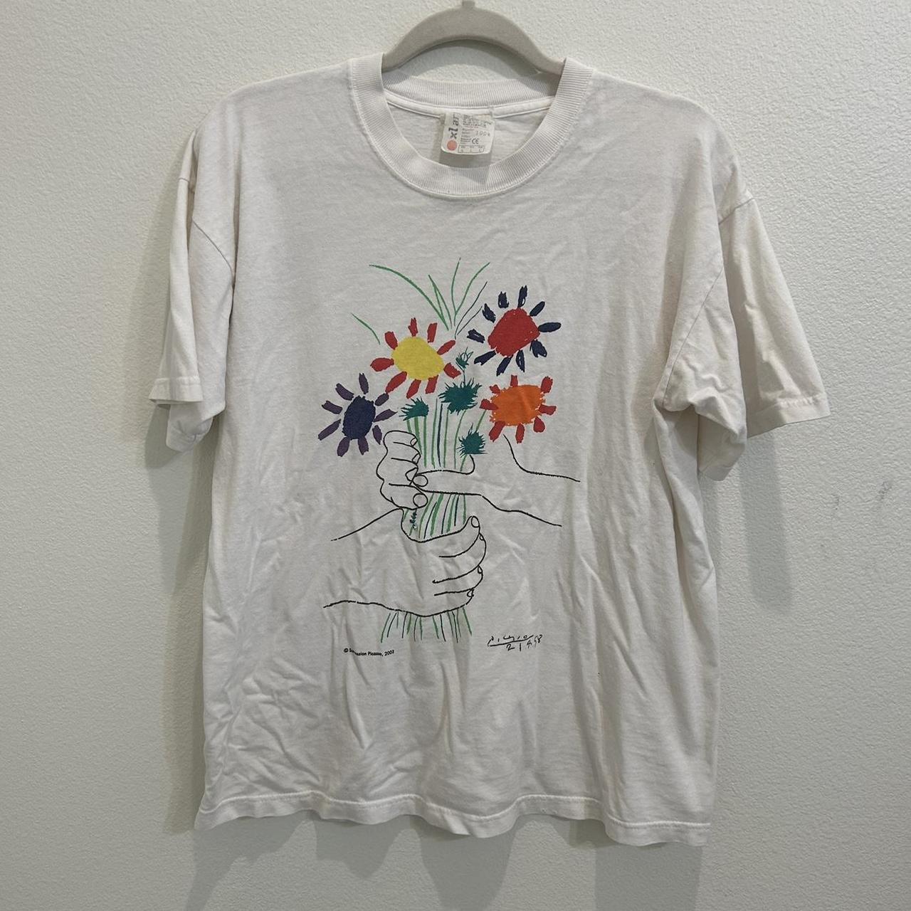 Vtg 2003 Picasso Art T Shirt Has Small Spot Sewn Depop   P0 