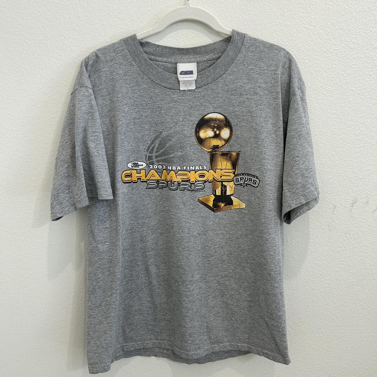 vtg 2003 spurs nba finals champions shirt #vtg #nba... - Depop