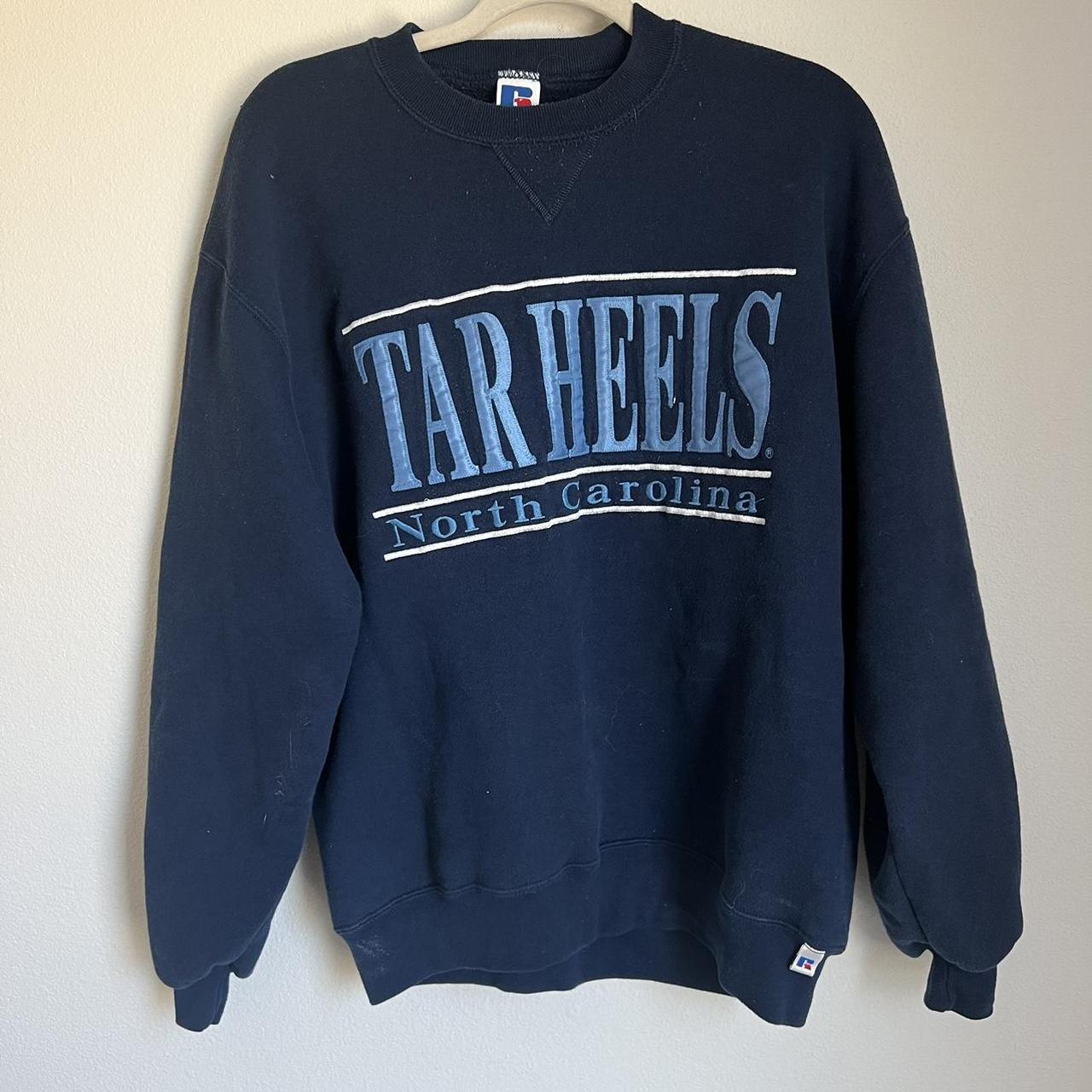 Vintage 90s made in the usa russell crewneck Tar... - Depop