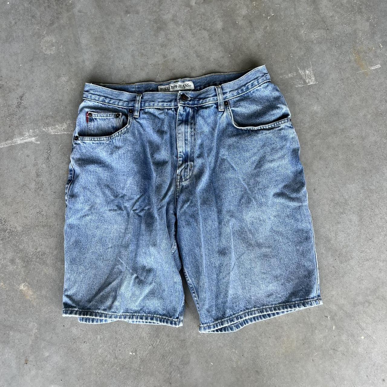 Vintage 90s Jean shorts Baggy Jean shorts Depop