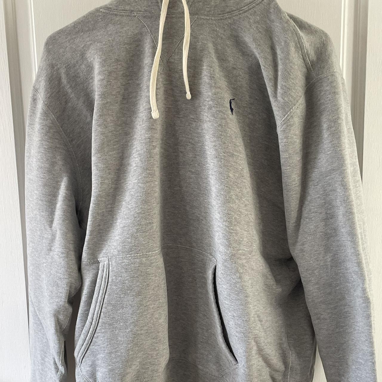 Grey Ralph Lauren hoodie #polo #ralphlauren #hoodie - Depop