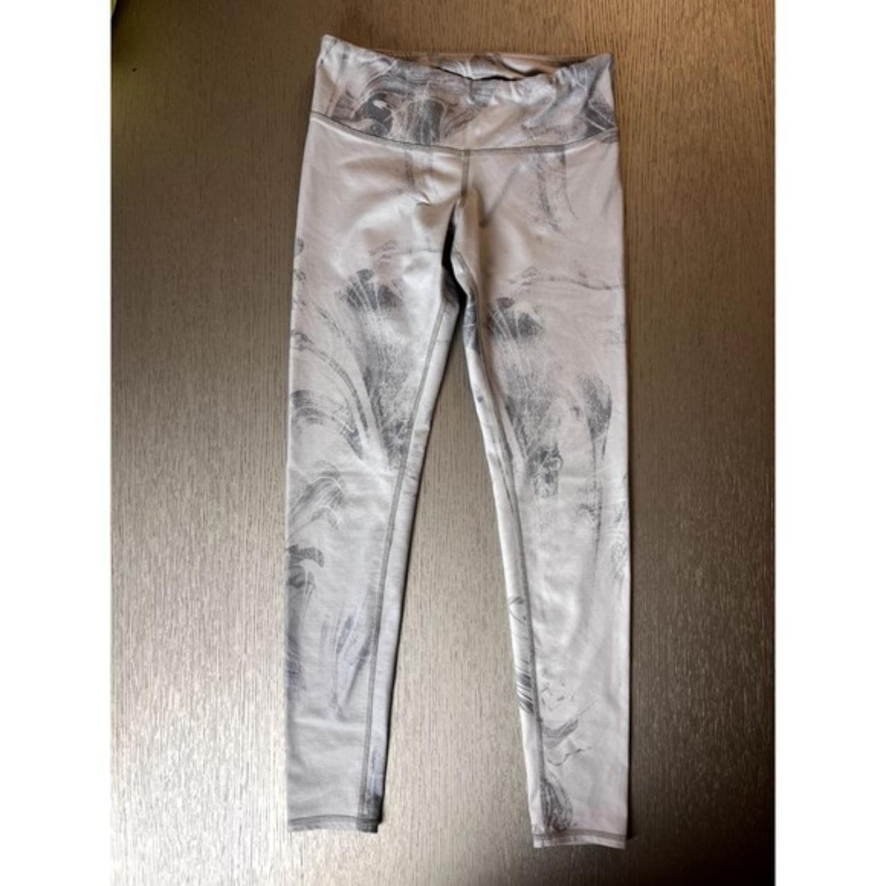 Alo Yoga Leggings White Marble purchases Airbursh