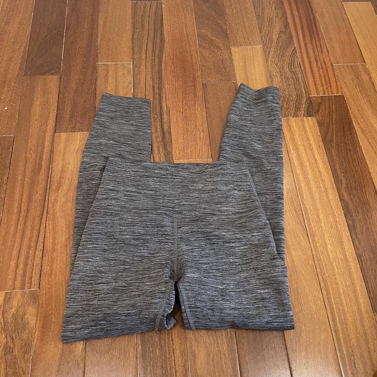 lululemon heather grey 25' align leggings. color no - Depop