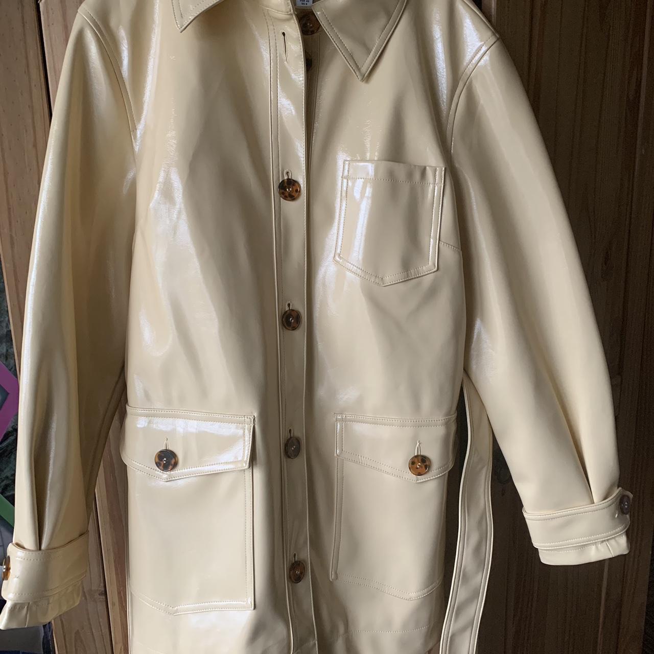 Women's Cream Coat Depop