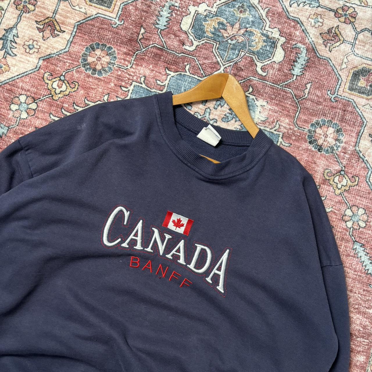 Beautiful vintage Made in Canada navy Canada Banff... Depop