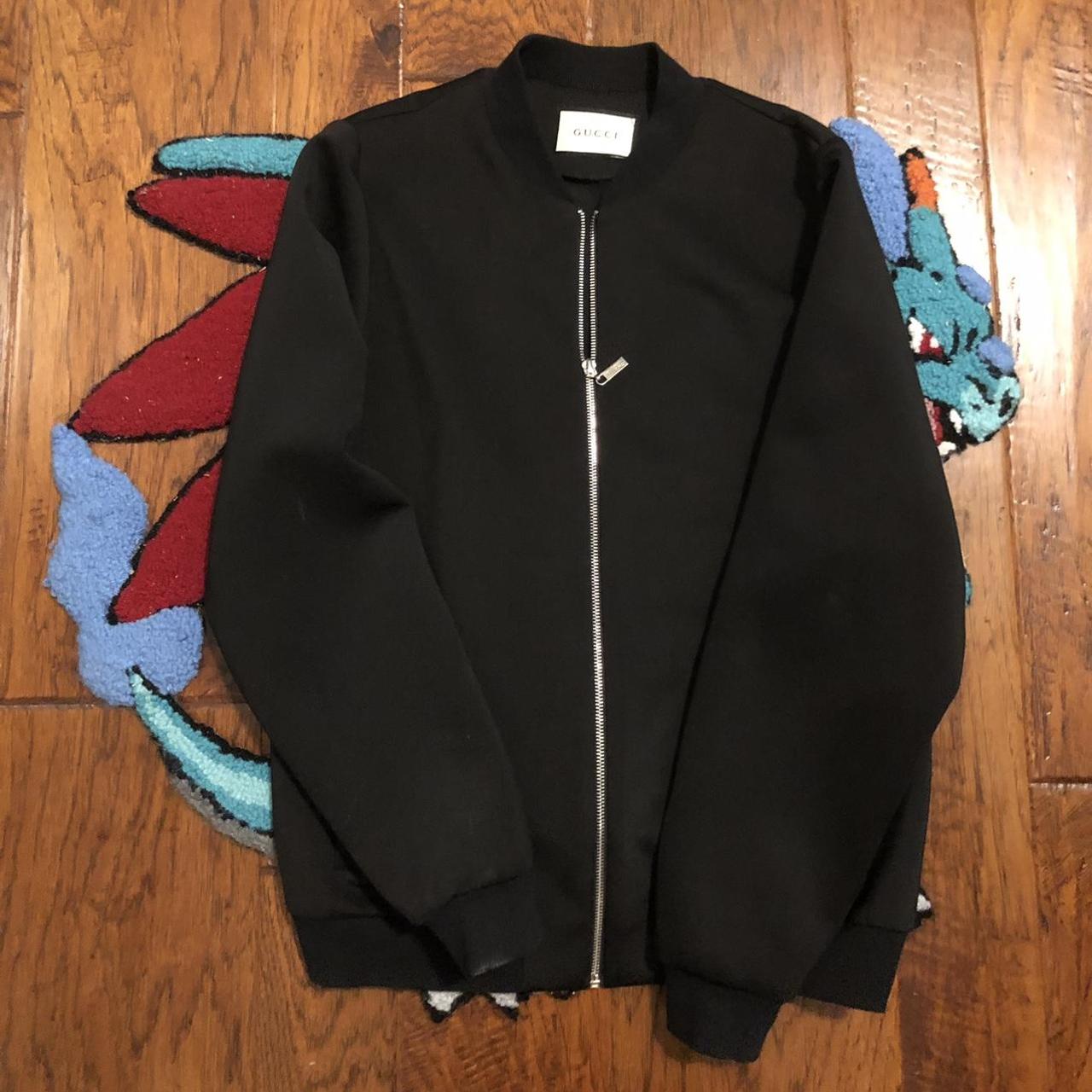 Gucci Men's Black and White Jacket | Depop