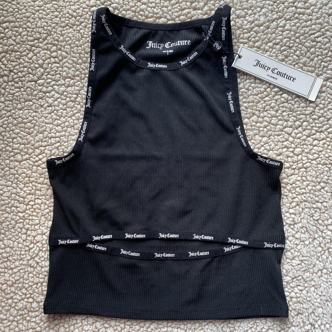 Juicy Couture- Open Front Crop Top, SIZE: S With - Depop