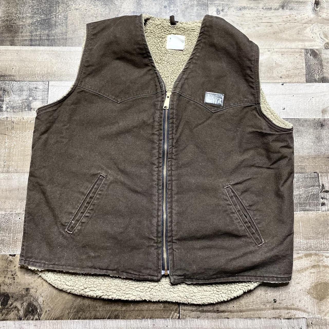 Men's Tan Gilet | Depop